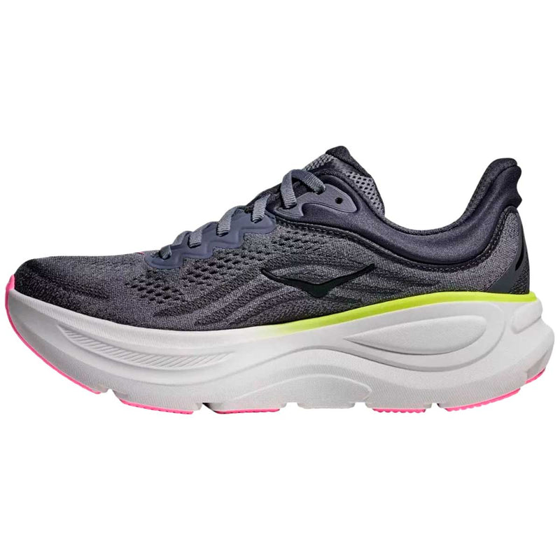 Tenis Hoka BONDI 9 Running Gris Verde Mujer