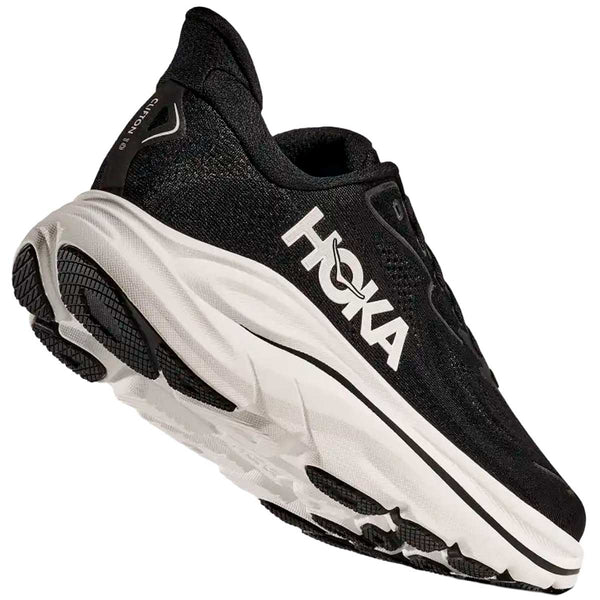 Tenis Hoka CLIFTON 10 Running Negro Blanco Hombre