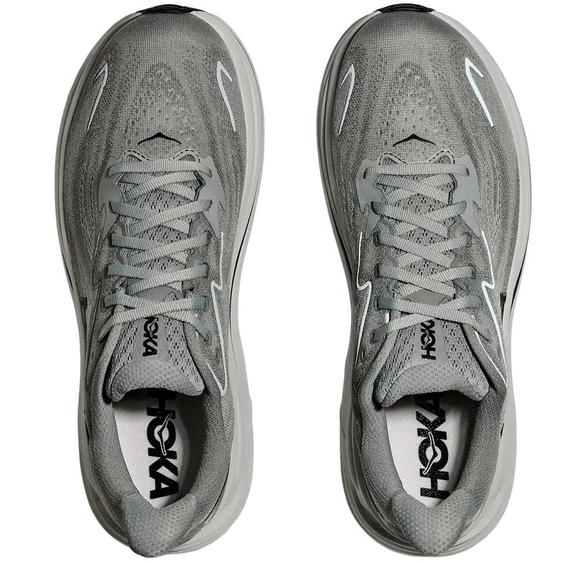 Tenis Hoka CLIFTON 10 Running Gris Galáctico Hombre