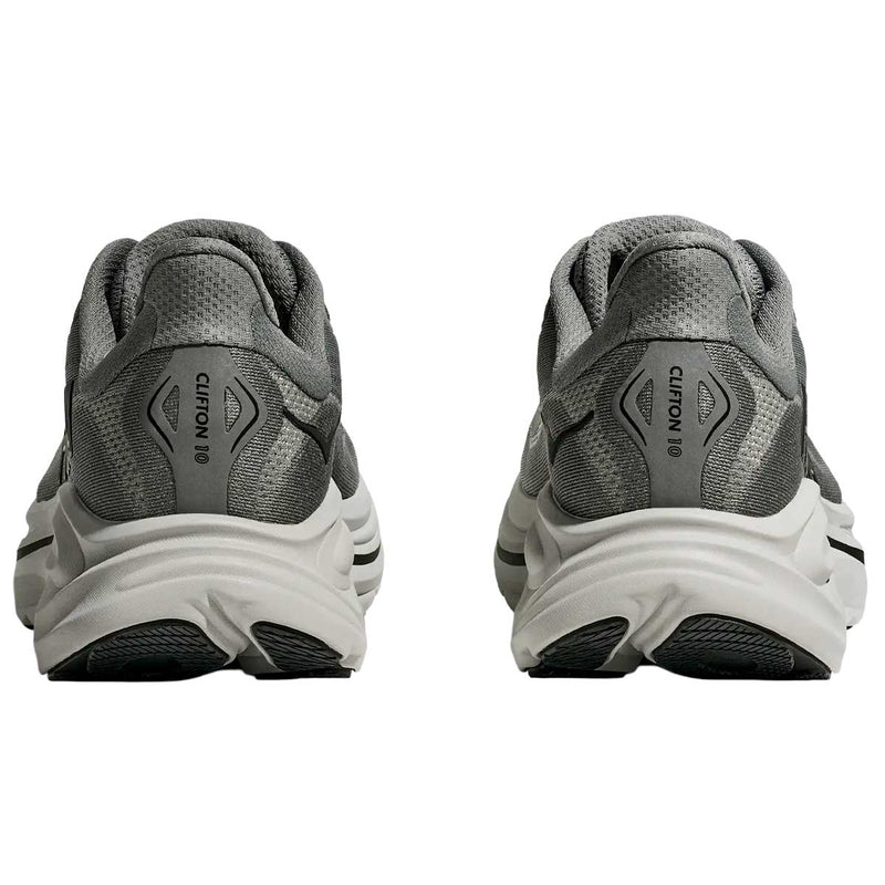 Tenis Hoka CLIFTON 10 Running Gris Galáctico Hombre