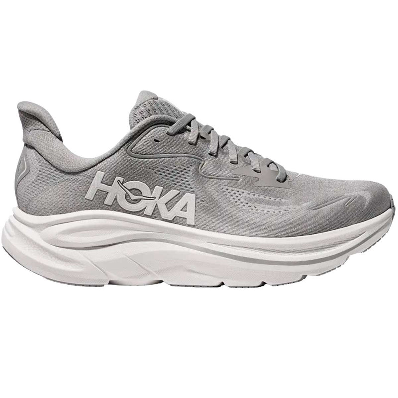 Tenis Hoka CLIFTON 10 Running Gris Blanco Hombre