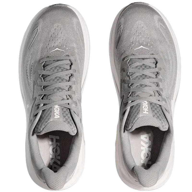 Tenis Hoka CLIFTON 10 Running Gris Blanco Hombre