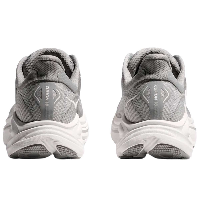 Tenis Hoka CLIFTON 10 Running Gris Blanco Hombre