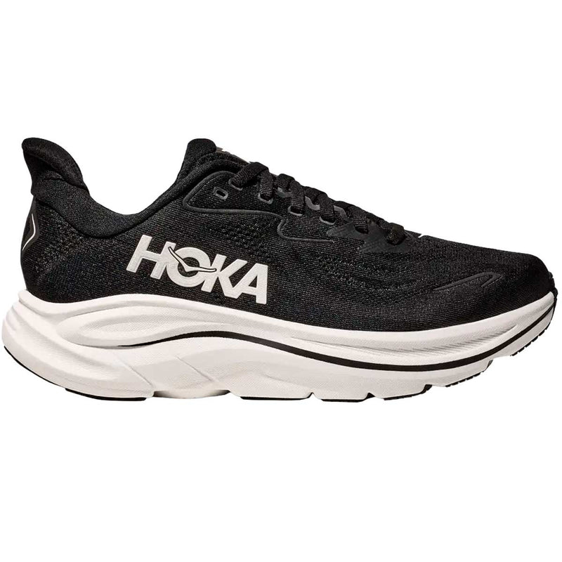Tenis Hoka CLIFTON 10 Running Negro Blanco Mujer