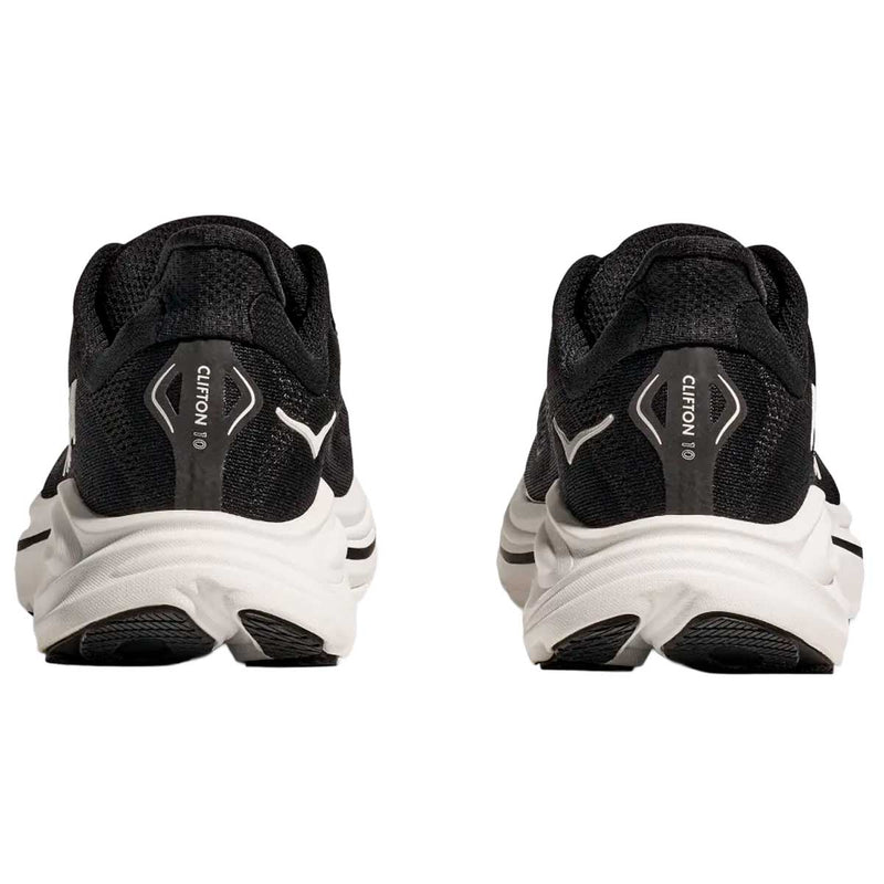 Tenis Hoka CLIFTON 10 Running Negro Blanco Mujer