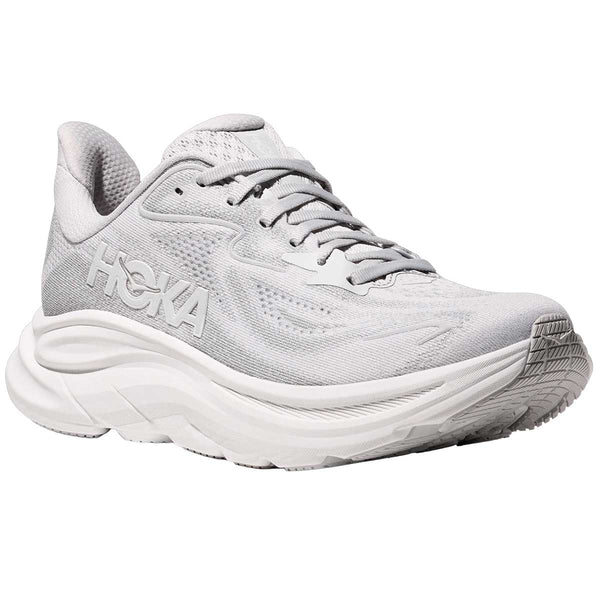 Tenis Hoka CLIFTON 10 Running Gris Blanco Mujer