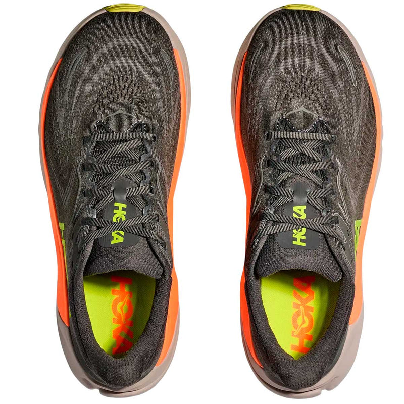 Tenis Hoka Running ARAHI 8 Gris Naranja Hombre