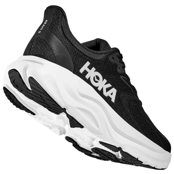 Tenis Hoka Running ARAHI 8 Negro Blanco Hombre