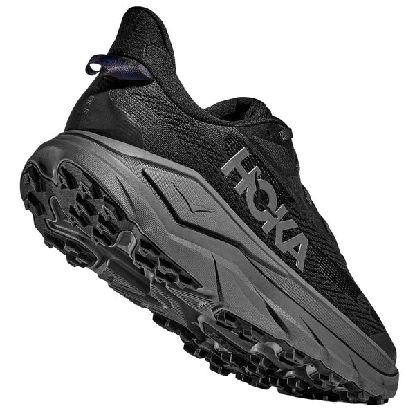 Tenis Hoka Trail Running Challenger 8 Todo Negro Hombre
