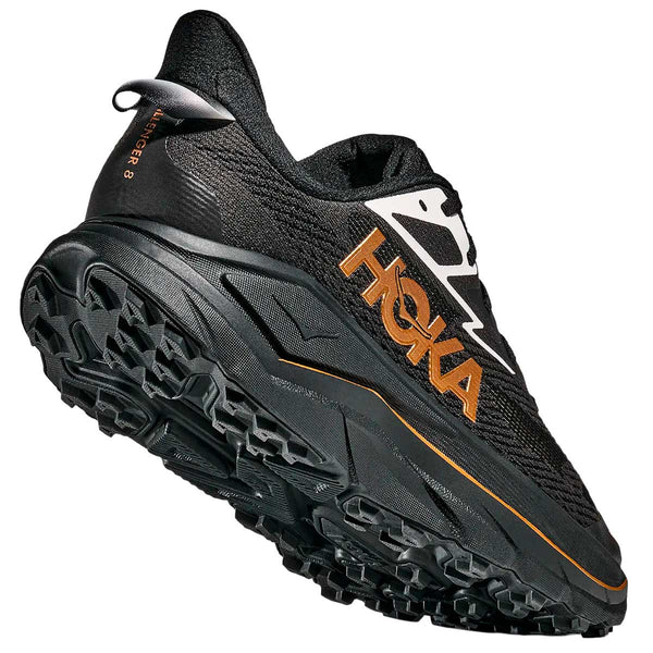 Tenis Hoka Trail Running Challenger 8 Black Gold Hombre