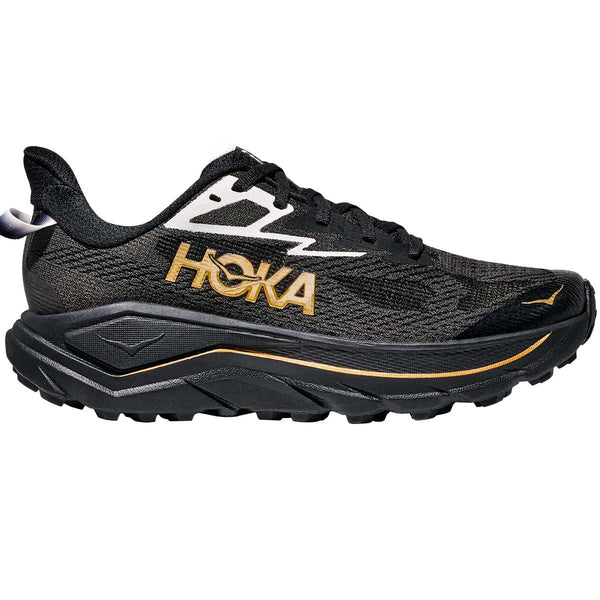 Tenis Hoka Trail Running Challenger 8 Black Gold Mujer