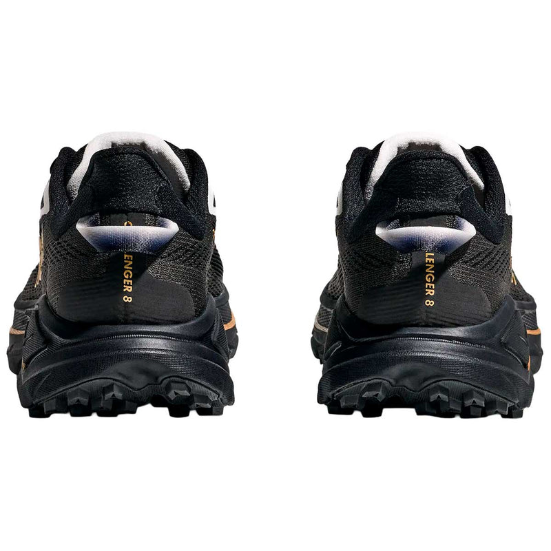 Tenis Hoka Trail Running Challenger 8 Black Gold Mujer