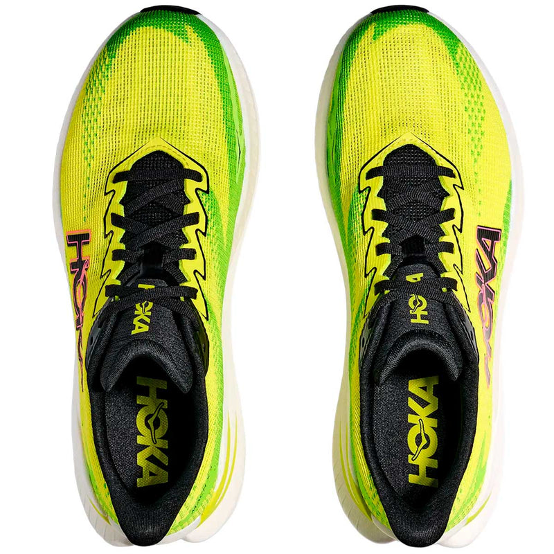 Tenis Hoka Running MACH X 3 Cítrico Neón Hombre