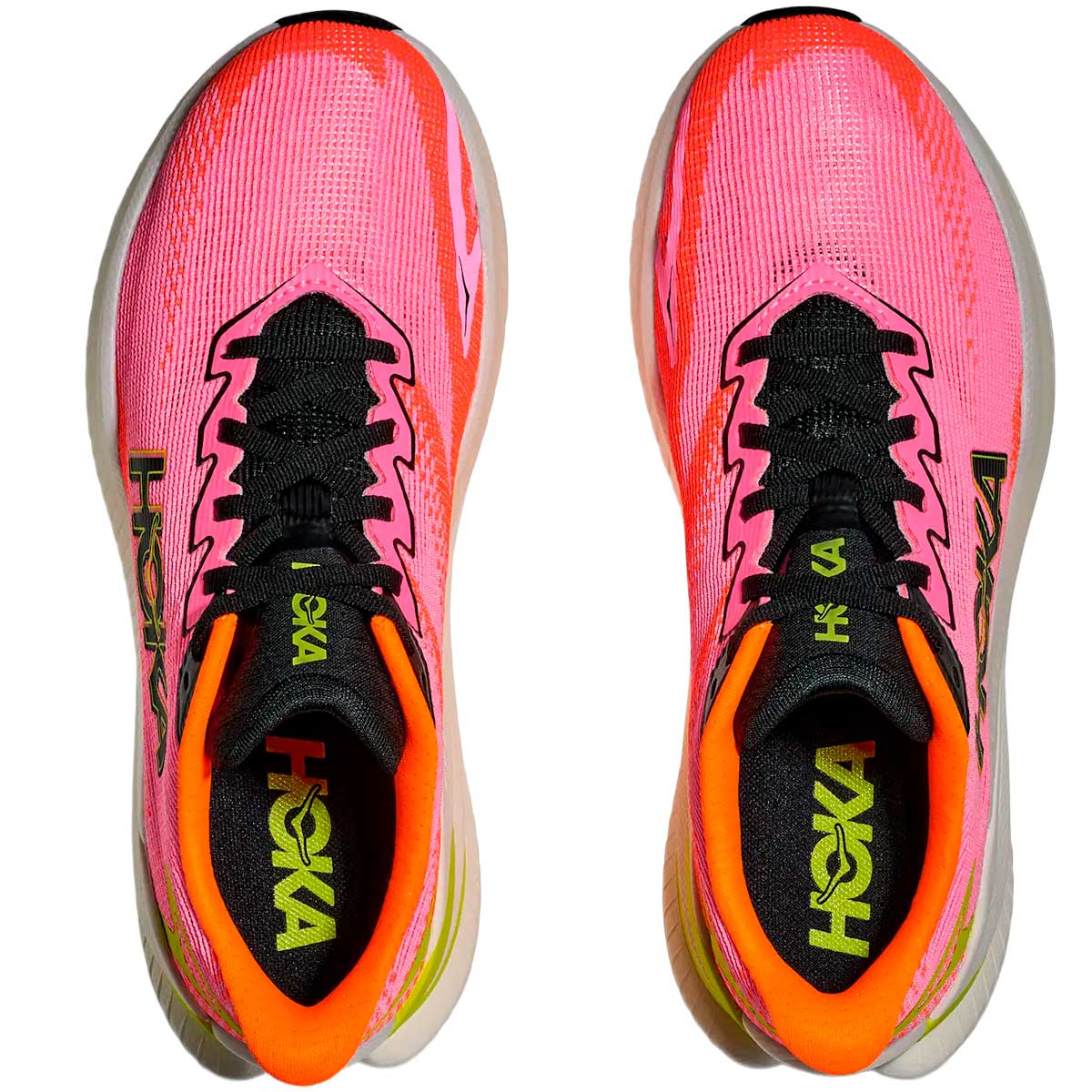 Tenis Hoka Running MACH X 3 Neón Rosa Mujer