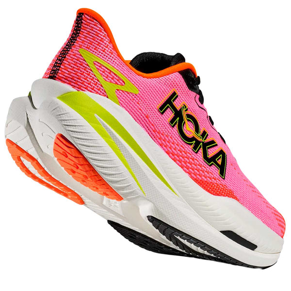 Tenis Hoka Running MACH X 3 Neón Rosa Mujer