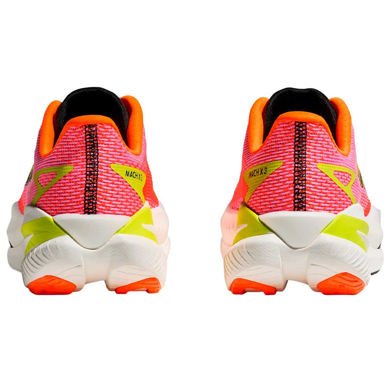Tenis Hoka Running MACH X 3 Neón Rosa Mujer
