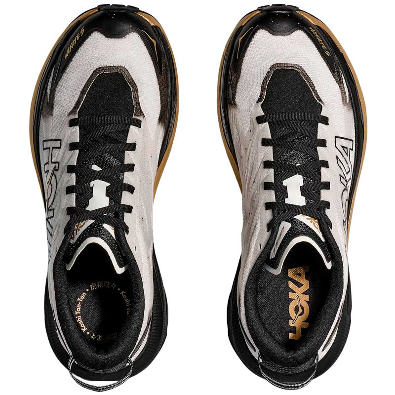 Tenis Hoka Trail Running MAFATE 5 Black Gold Hombre