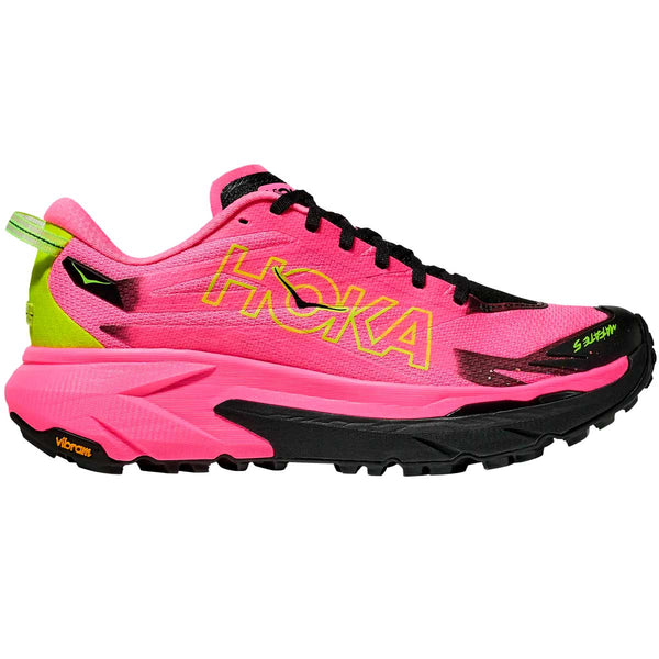 Tenis Hoka Trail Running MAFATE 5 Rosa Neón Mujer