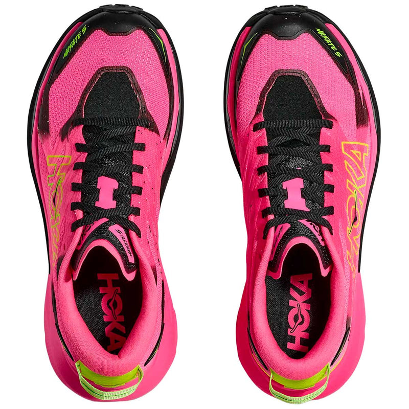 Tenis Hoka Trail Running MAFATE 5 Rosa Neón Mujer