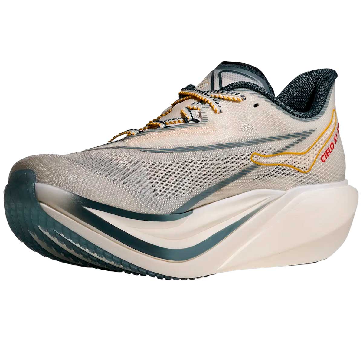 Tenis Hoka Running Cielo X1 3.0 Beige Oro Hombre