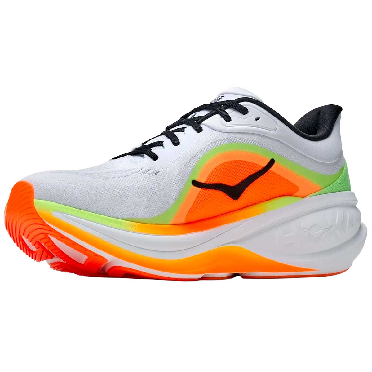 Tenis Hoka CLIFTON PRO Running Gris Naranja Hombre