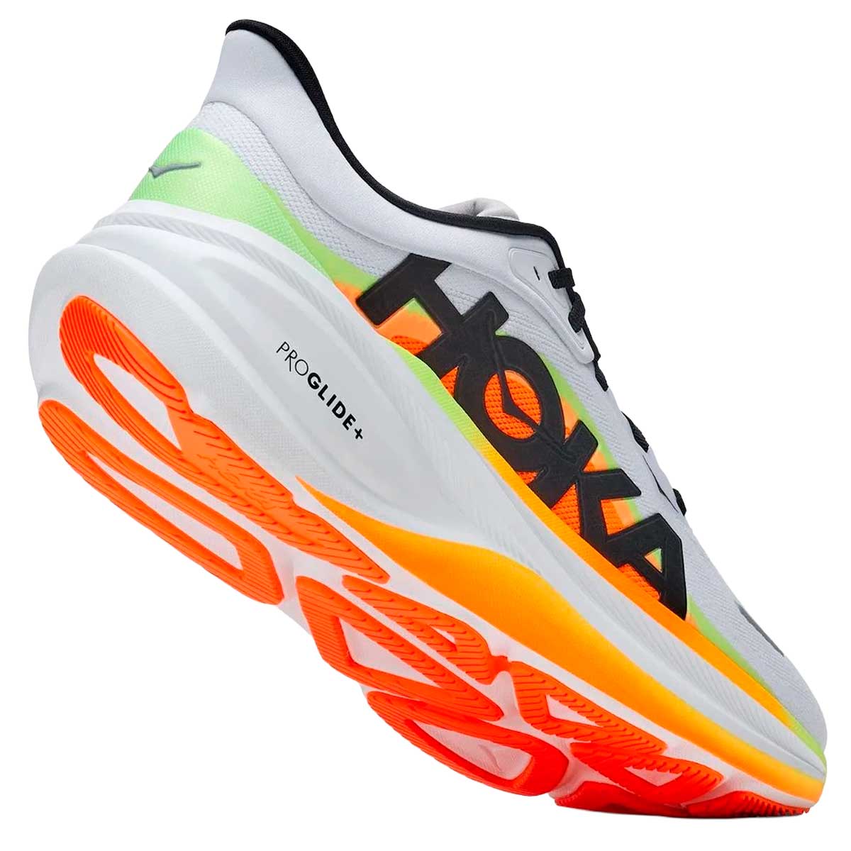 Tenis Hoka CLIFTON PRO Running Gris Naranja Hombre
