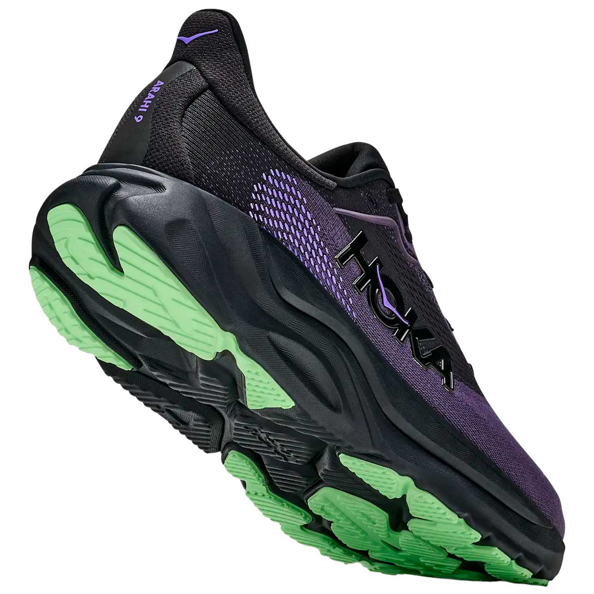 Tenis Hoka Running ARAHI 9 Negro Morado Hombre