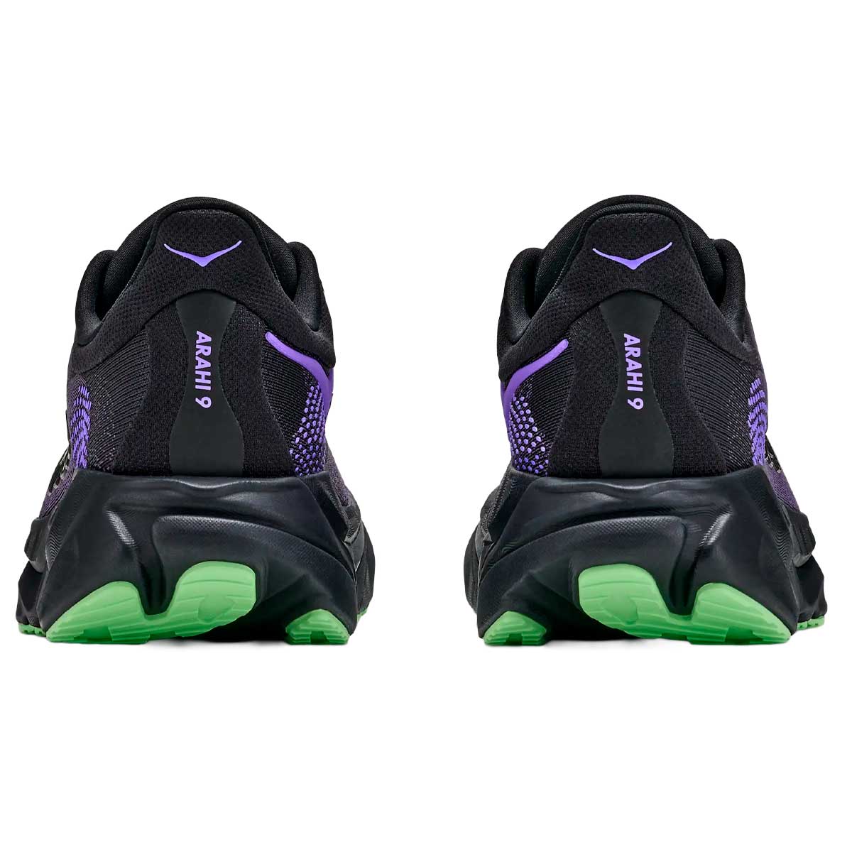 Tenis Hoka Running ARAHI 9 Negro Morado Hombre