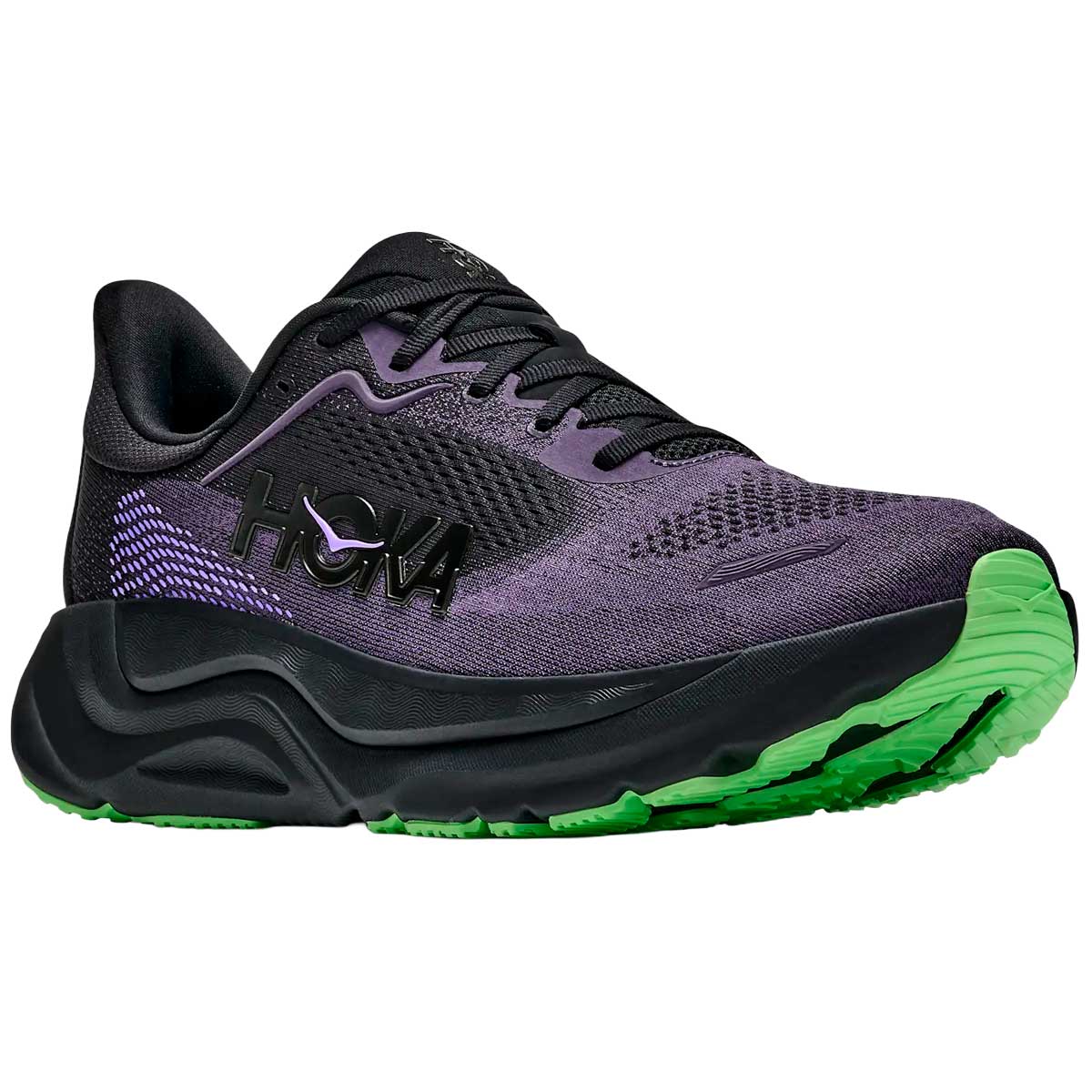 Tenis Hoka Running ARAHI 9 Negro Morado Hombre