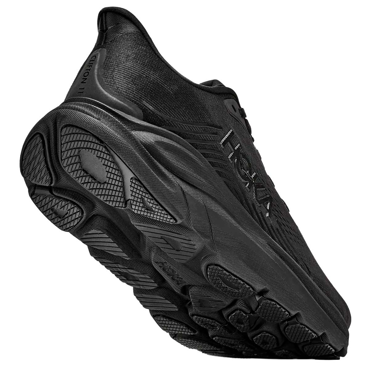 Tenis Hoka CLIFTON 11 Running Todo Negro Hombre
