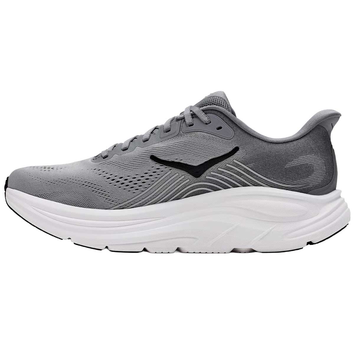 Tenis Hoka CLIFTON 11 Running Gris Blanco Hombre