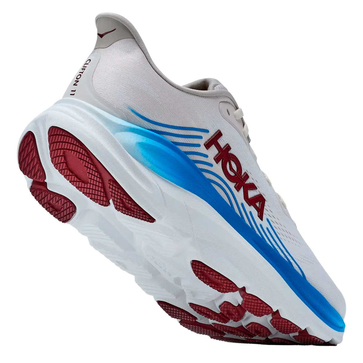 Tenis Hoka CLIFTON 11 Running Gris Celeste Hombre