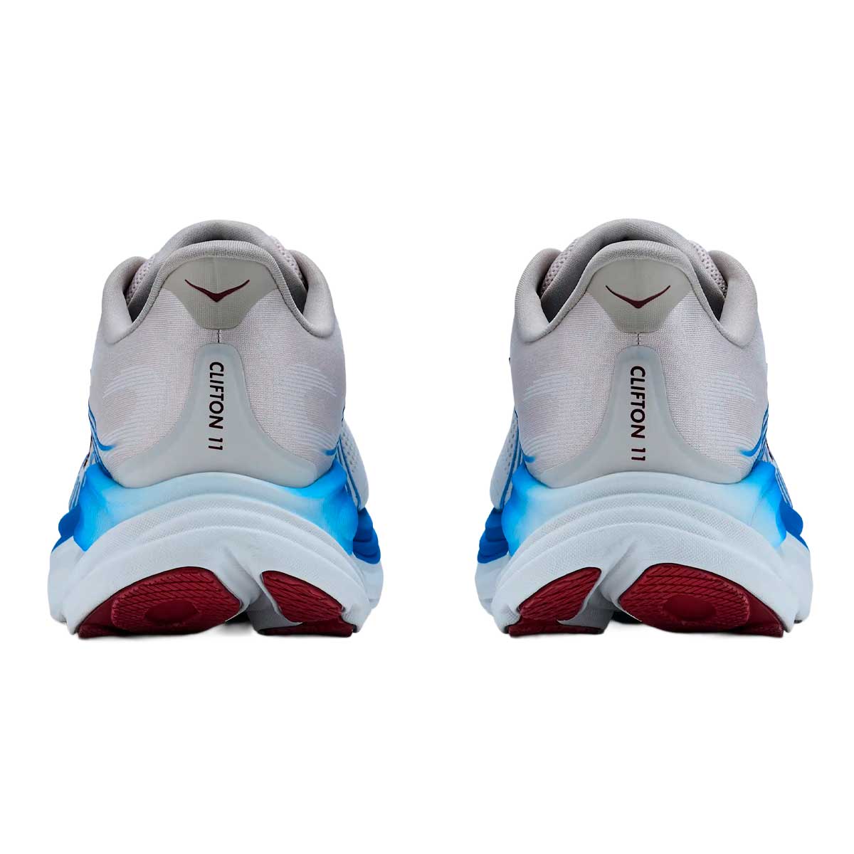 Tenis Hoka CLIFTON 11 Running Gris Celeste Hombre