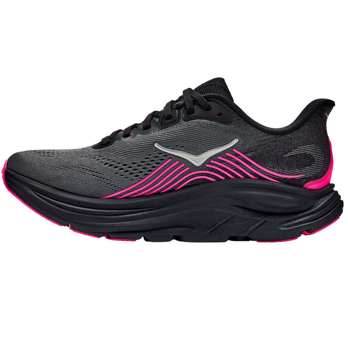 Tenis Hoka CLIFTON 11 Running Negro Rosa Mujer