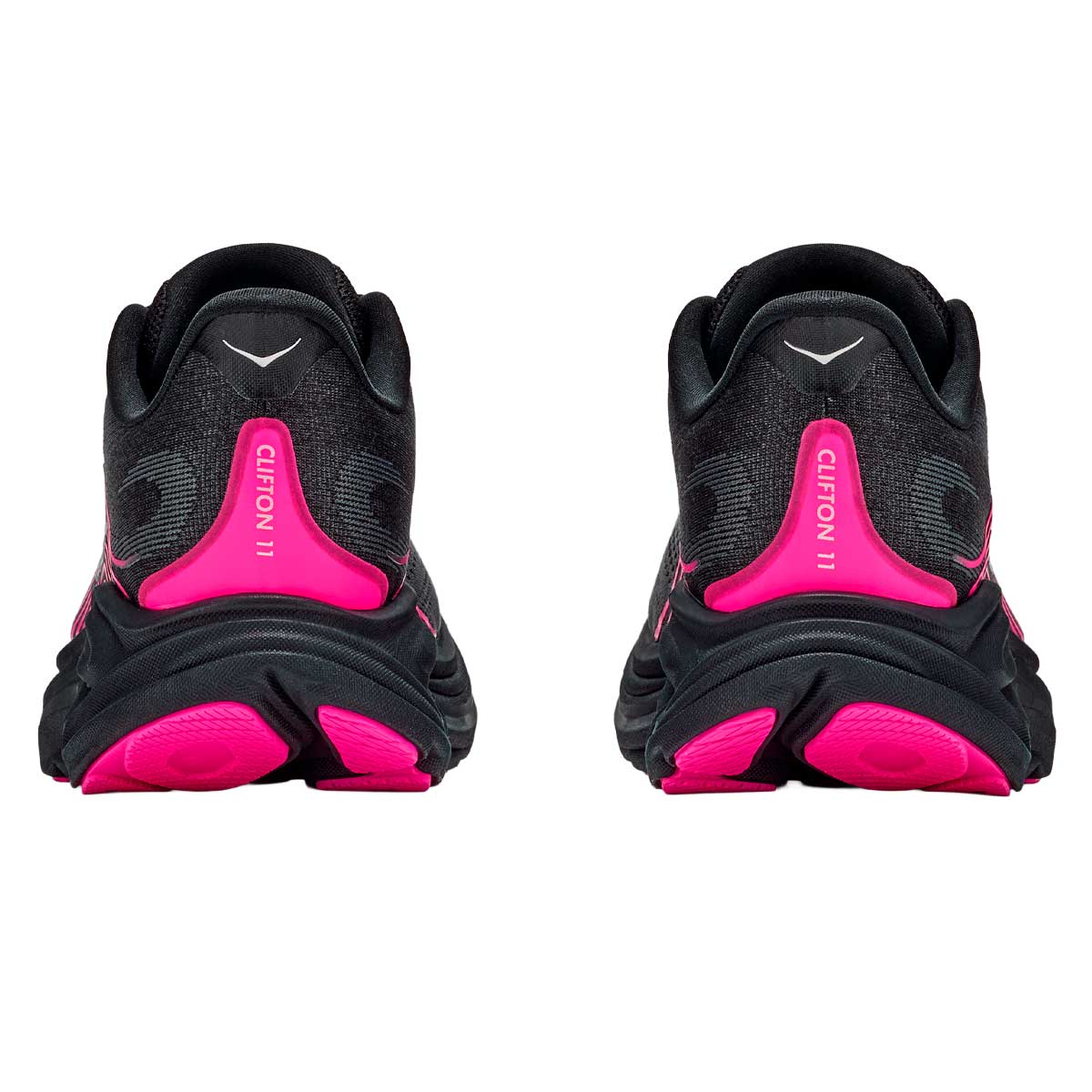 Tenis Hoka CLIFTON 11 Running Negro Rosa Mujer