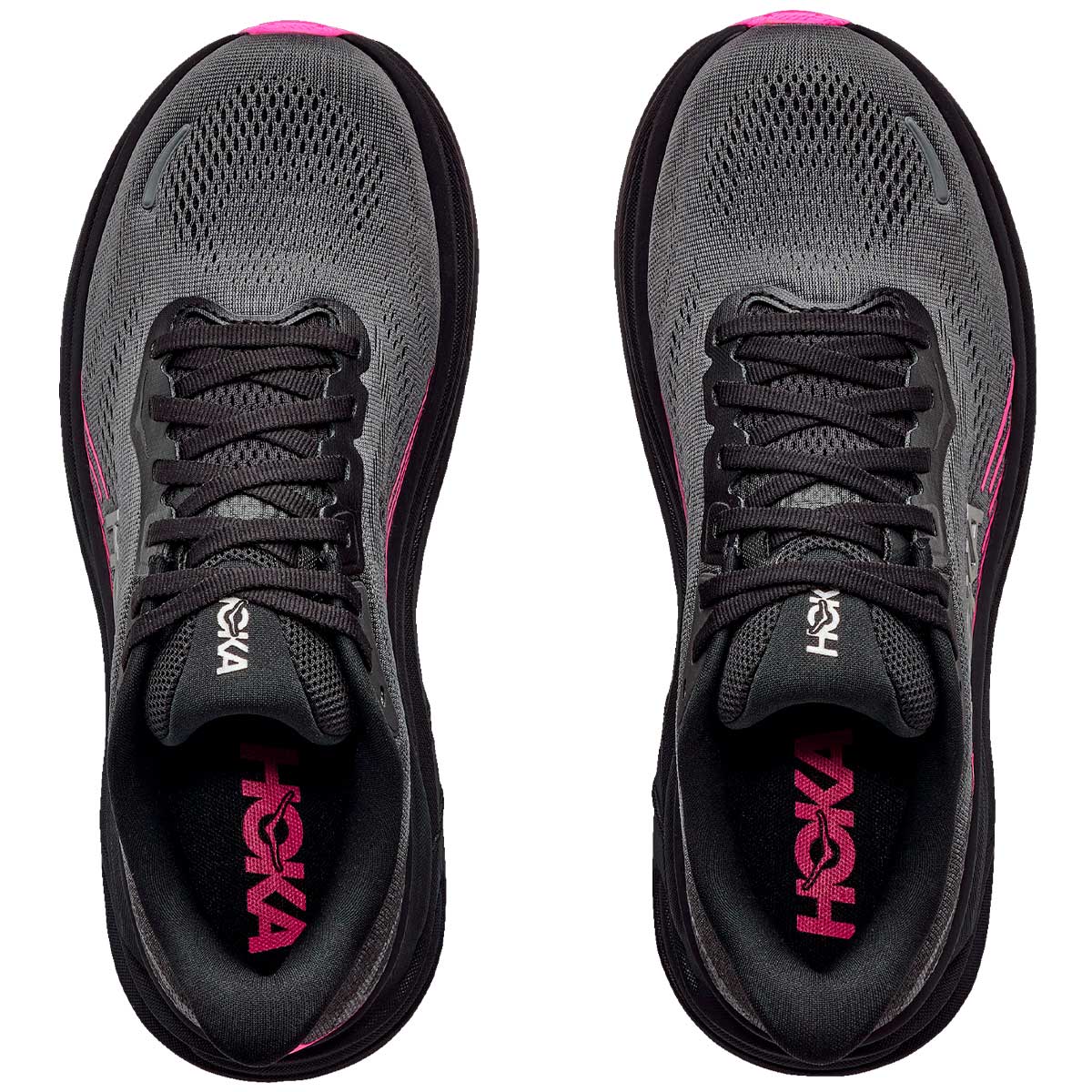 Tenis Hoka CLIFTON 11 Running Negro Rosa Mujer