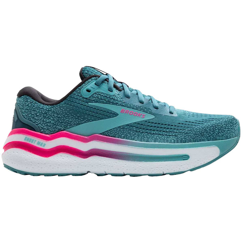 Tenis Brooks GHOST MAX 2 Aqua Rosa Mujer
