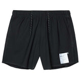 Short Deportivo Satisfy Space‑O 5" Negro Hombre