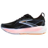 Tenis Brooks Running GLYCERIN 22 Negro Azul Mujer