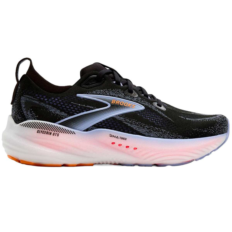 Tenis Brooks GLYCERIN GTS 22 Negro Multi Mujer