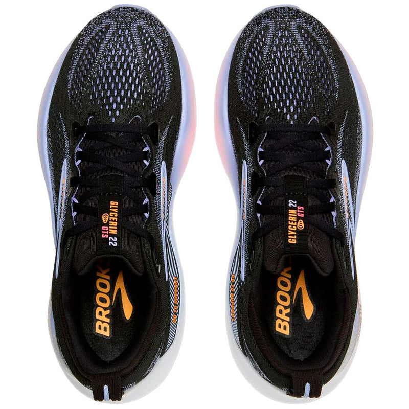 Tenis Brooks GLYCERIN GTS 22 Negro Multi Mujer