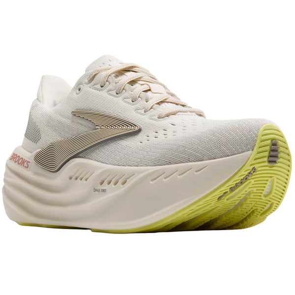 Tenis Brooks Running GLYCERIN MAX Beige Olivo Mujer