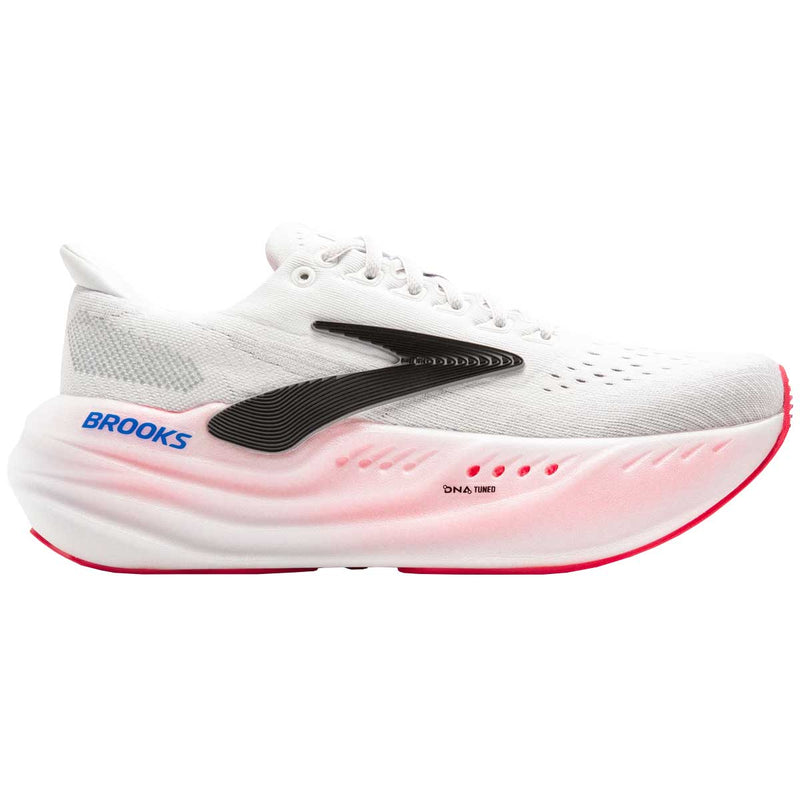 Tenis Brooks GLYCERIN MAX Blanco Rosa Mujer