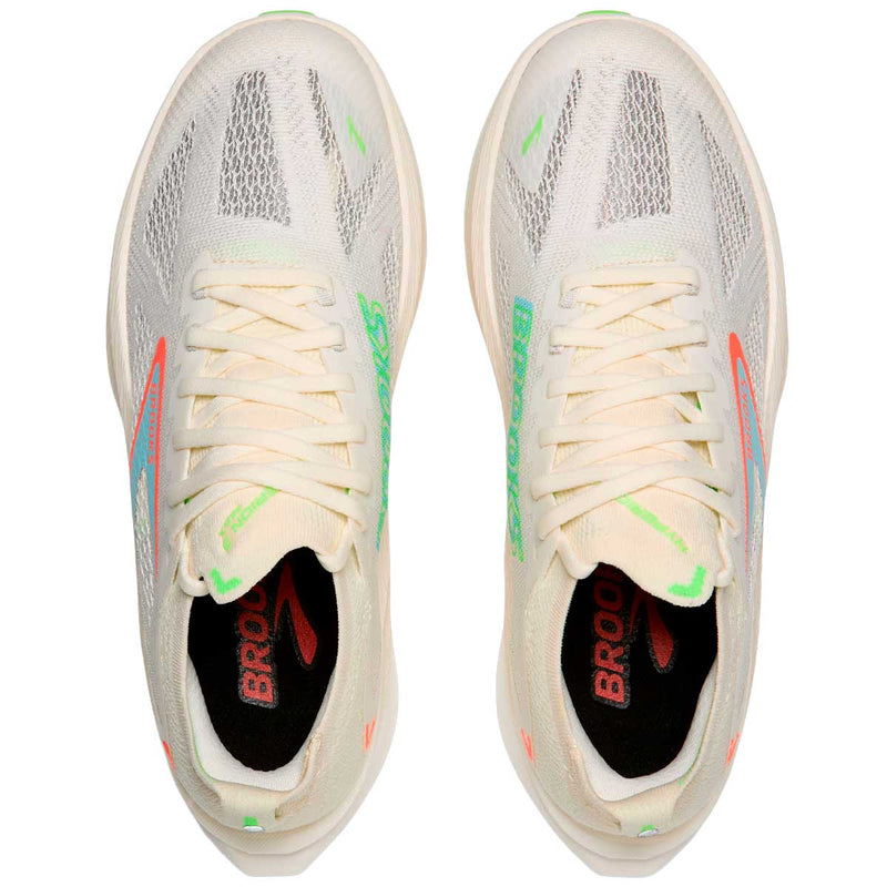 Tenis Brooks HYPERION MAX 3 Beige Verde Mujer