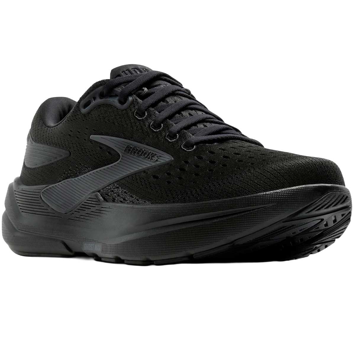 Tenis Brooks Running GHOST MAX 3 Todo Negro Hombre