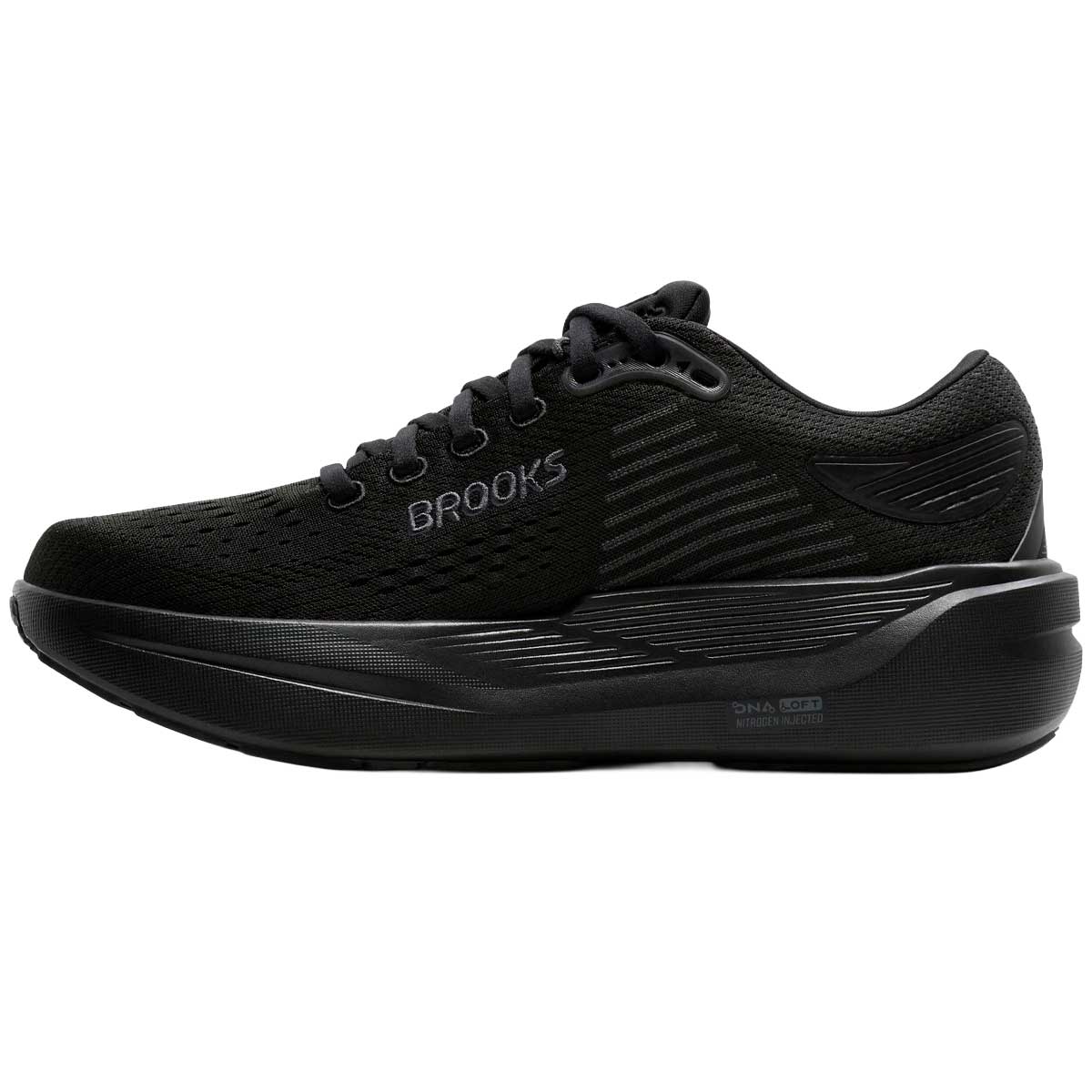 Tenis Brooks Running GHOST MAX 3 Todo Negro Hombre