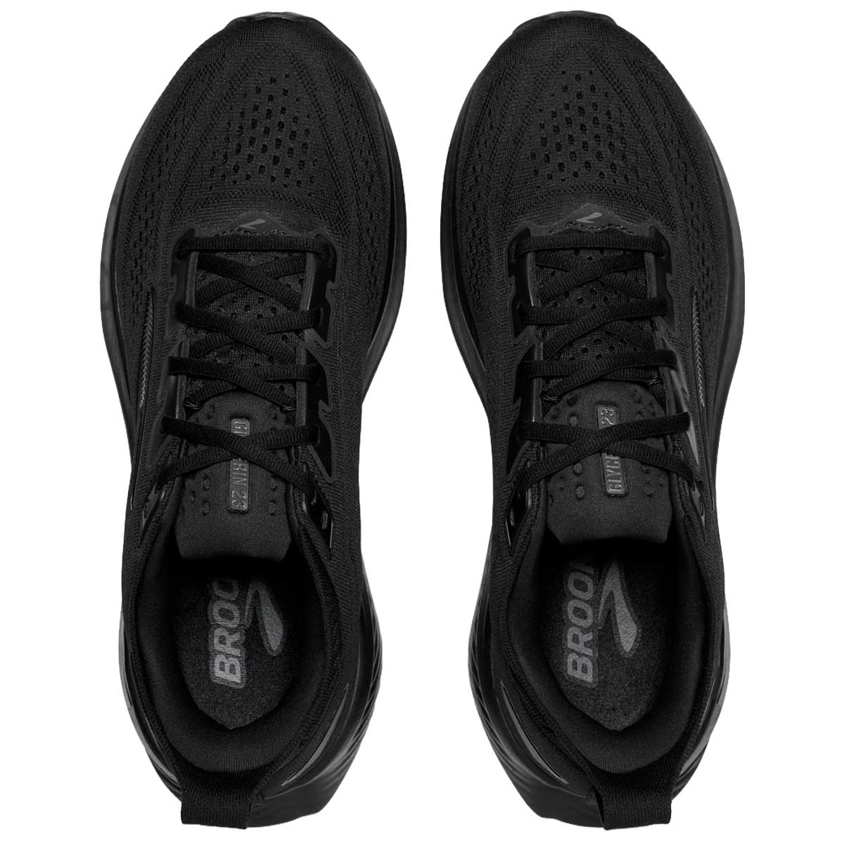 Tenis Brooks GLYCERIN 23 Todo Negro Mujer