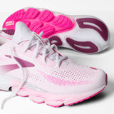 Tenis Brooks Running GLYCERIN FLEX Rosa Blanco Mujer