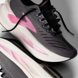 Tenis Brooks GLYCERIN MAX 2 Negro Rosa Mujer