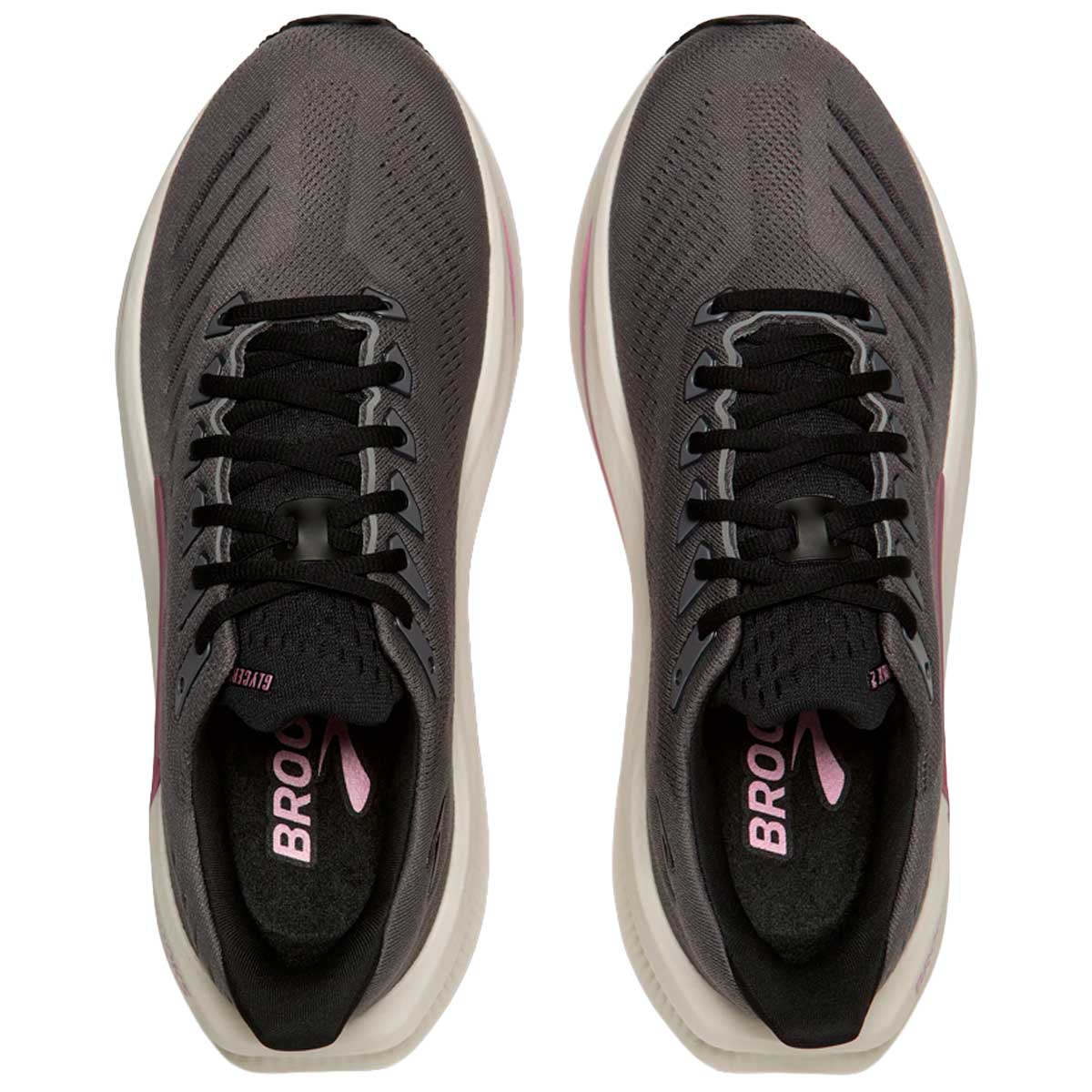 Tenis Brooks GLYCERIN MAX 2 Negro Rosa Mujer